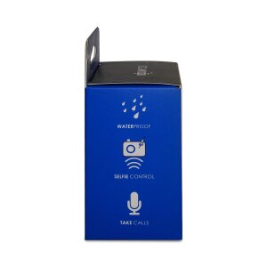 Boompods Zero blue tragbarer Bluetooth Lautsprecher