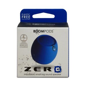 Boompods Zero blue tragbarer Bluetooth Lautsprecher