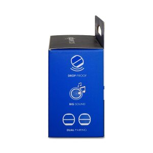 Boompods Zero blue tragbarer Bluetooth Lautsprecher