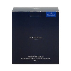 Villeroy & Boch Grand Royal Weißweinkelch, Set 2tlg 216mm, Glas