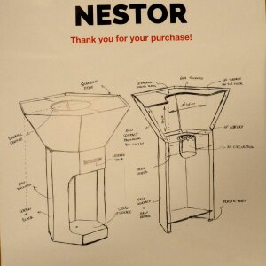 Barbecook Nestor Original Brown Feuerschale BBQ Grill