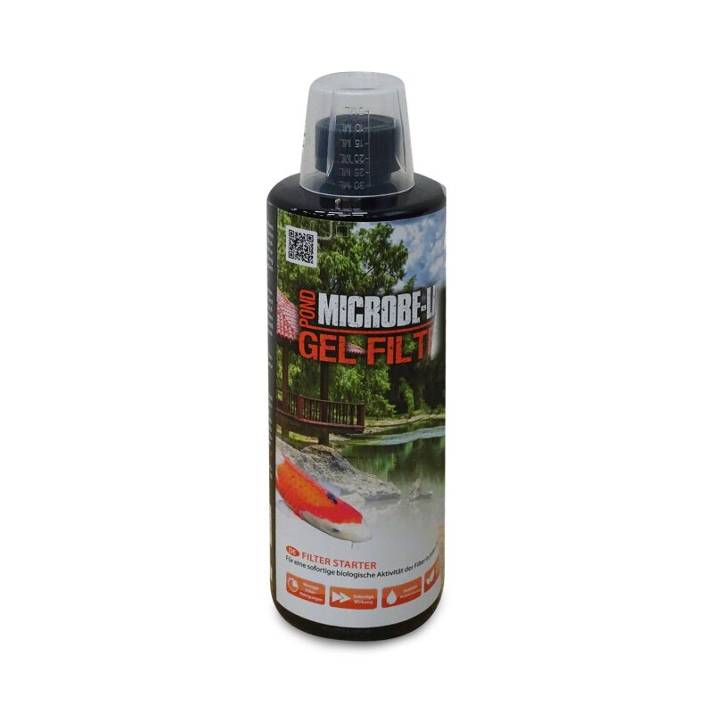 MICROBE-LIFT Pond Gel Filter - 473 ml - Sofortige Verbesserung der biologischen Aktivität für Teichfilter und Filtermedien