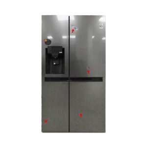 LG GSLV31DSXE Side-by-Side Kühlschrank