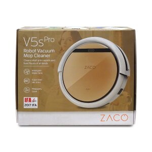 Zaco V5s Pro Champagne Gold Staubsauger-Roboter mit Wischfunktion