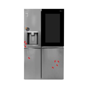 LG GSXV90BSDE Side-by-Side Kühlschrank