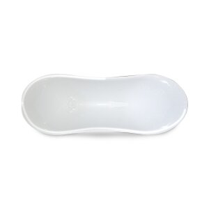 Mai & Mai V502OA freistehende Acryl-Badewanne Oval Standbadewanne Weiß 150cm