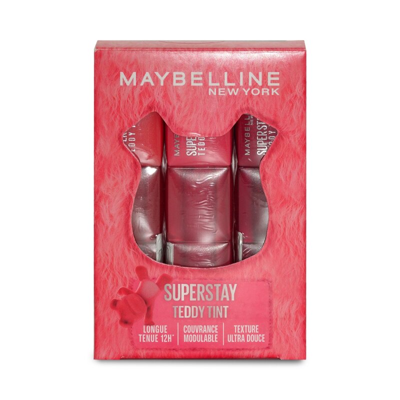 Maybelline New York Superstay Teddy Tint Box mit 3 Flüssigen Lip Blushes