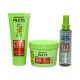 Garnier Fructis Keratin Liss Set - Glättungsshampoo, Maske & Haarspray