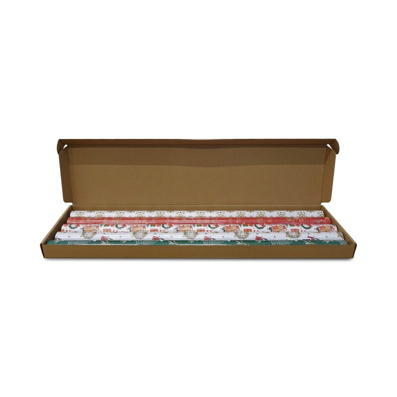 PAW Geschenkpapier-Rollen 200x70cm 5 Rollen - Dekorative Feste