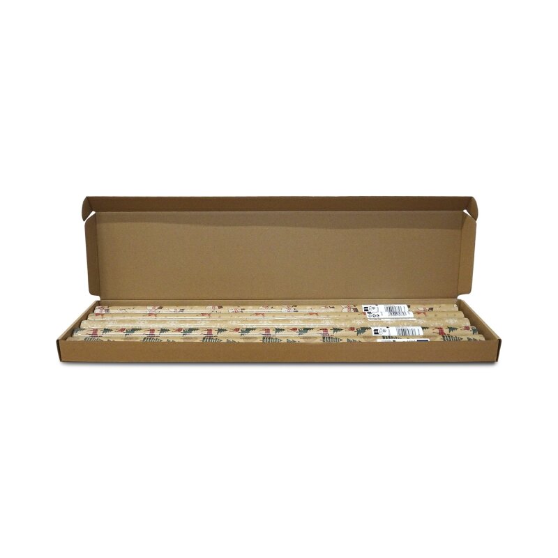 PAW Geschenkpapier-Rollen 200x70cm 5 Rollen - Weihnachten im Retro-Stil