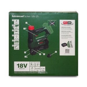 Bosch Home and Garden AdvancedTacker 18V-25 Akku-Tacker/Nagler 06032A7100