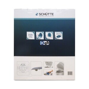 Schütte WC Sitz mit integriertem Kindersitz, TÜV geprüft & Absenkautomatik, weiß