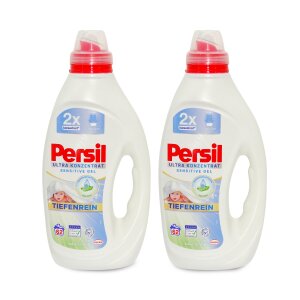Persil Waschmittel Ultra Konzentrat Sensitive Gel, 124 Waschladungen, 2,48L