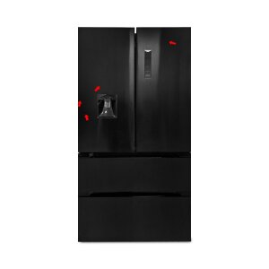 Einzelstück - Hanseatic HFD18983CWDBI French Door Side-by-Side Kühlschrank