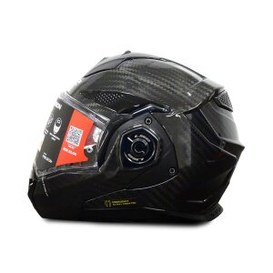 LS2 FF901 Advant X Carbon Solid black Motorradhelm XXL 2XL