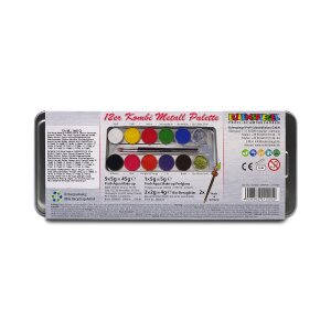 Eulenspiegel Kombi-Schminkset 12 Farben