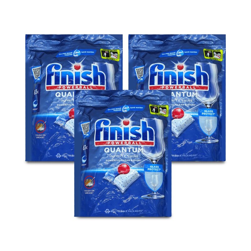 Finish Powerball Quantum Infinity Shine 3x83 Tabs Set