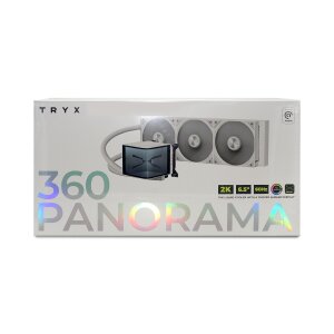 TRYX Panorama 360 weiß AiO Wasserkühlung mit...