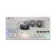 TRYX Panorama 360 weiß AiO Wasserkühlung mit AMOLED Display