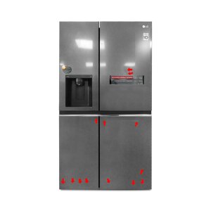 Einzelstück - LG GSLV71MCLE Side-by-Side Kühlschrank
