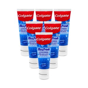 Colgate Max-Zahnpasta weiß erfrischende Kristalle...
