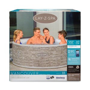Bestway Lay-Z-Spa Vancouver AirJet Plus Whirlpool 155cm...