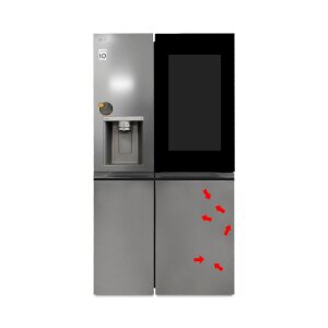 Einzelstück - LG GSXV90BSDE Side-by-Side Kühlschrank