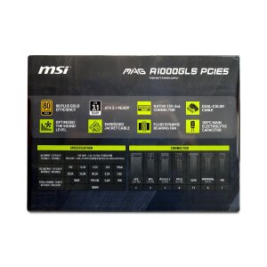 MSI MAG A1000GLS PCIE5 1000W Gaming-Netzteil 80+ Gold,...