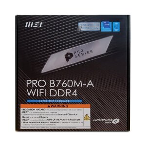 MSI PRO B760M-A WIFI DDR4 Intel LGA1700 Mainboard