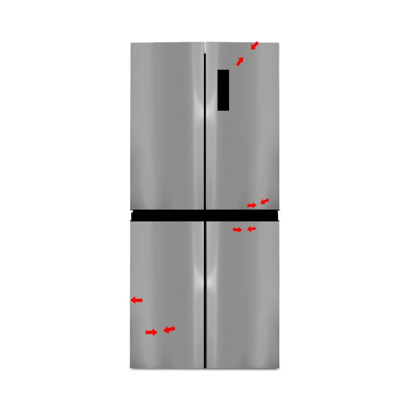 Einzelstück - Hanseatic HCDD18080CI Side-by-Side Kühlschrank