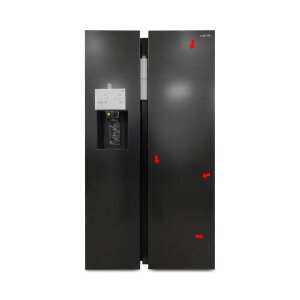 Einzelstück - Samsung RS80F66KBFEF Side-by-Side Kühlschrank