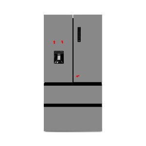 Einzelstück - Hanseatic HFD18983DWDI French Door Kühl-Gefrierkombination