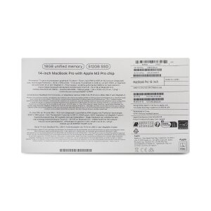 Einzelstück - Apple MacBook Pro 2023 M3 Pro 14,2 Zoll 11c CPU, 14c GPU, 18GB, 512 GB, schwarz, FR