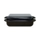 Riess 0105-022 Bräter 37 x 26 cm Ofenpfanne Kochtopf schwarz