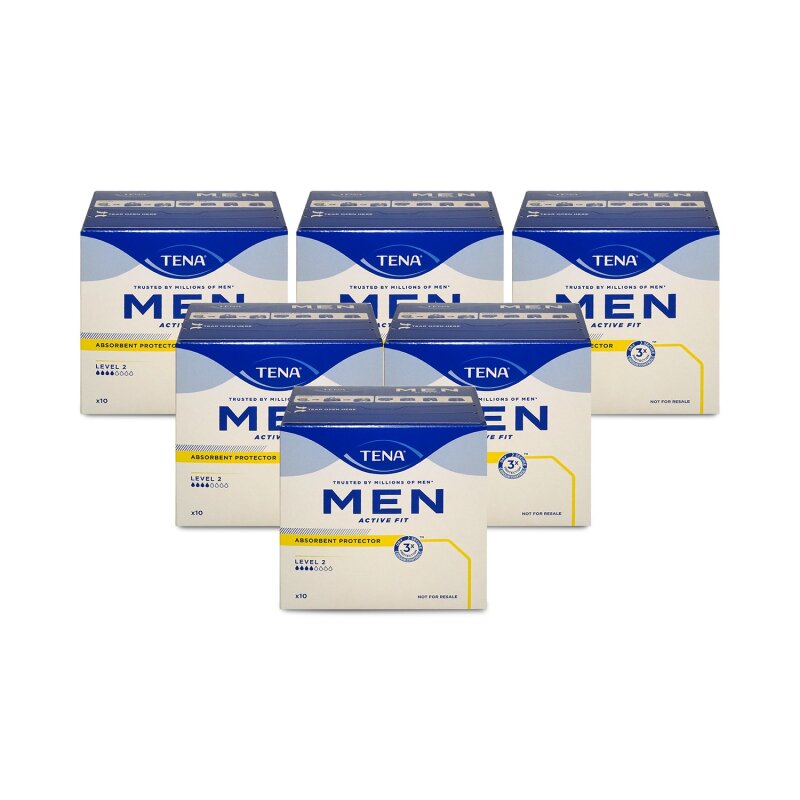 Tena Men Level 2 - 60 Einlagen (6x10 Stk.)