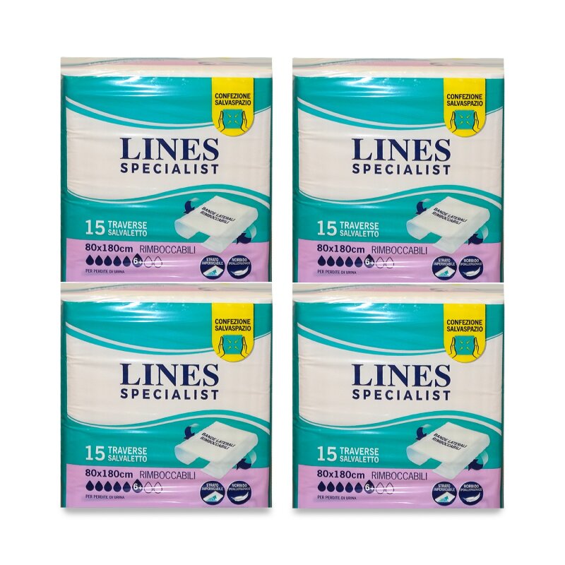 Lines Specialist Traversa 80 x 180 cm, Karton mit 4 Schachteln x 15 Stück