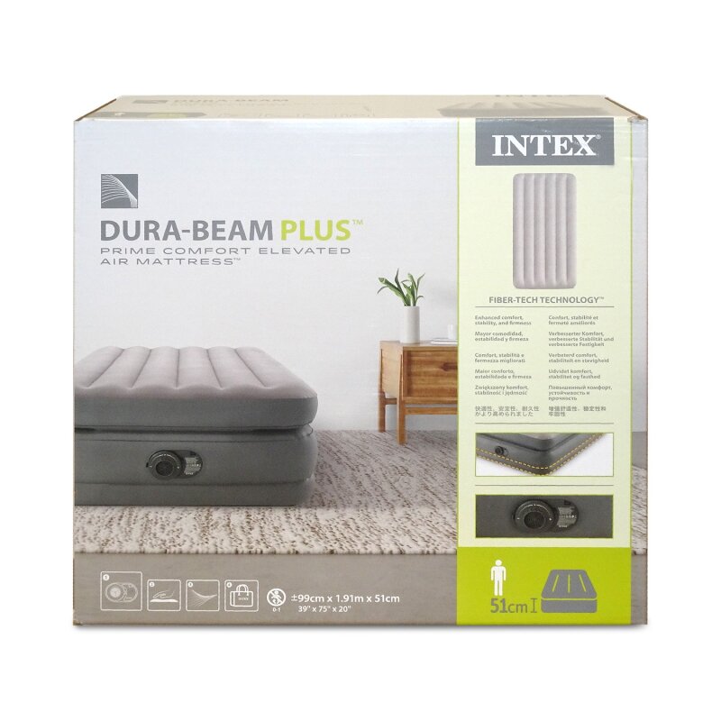 Intex Dura-Beam Plus Series Prime Comfort Elevated Twin Luftbett 191x99x51cm