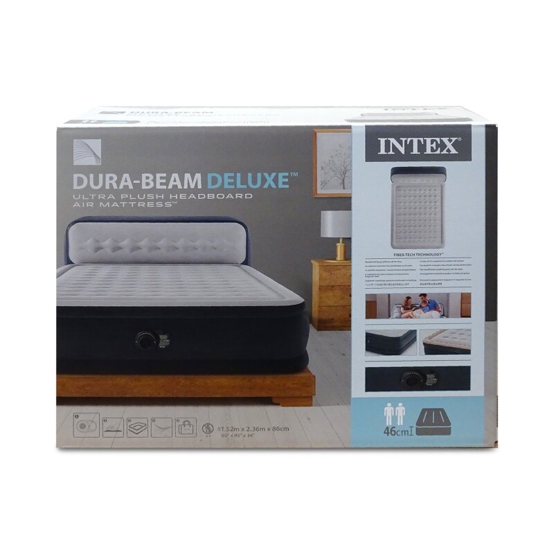 Intex Dura-Beam Deluxe Ultra Plush Headboard Queen Luftbett 236x152x86cm