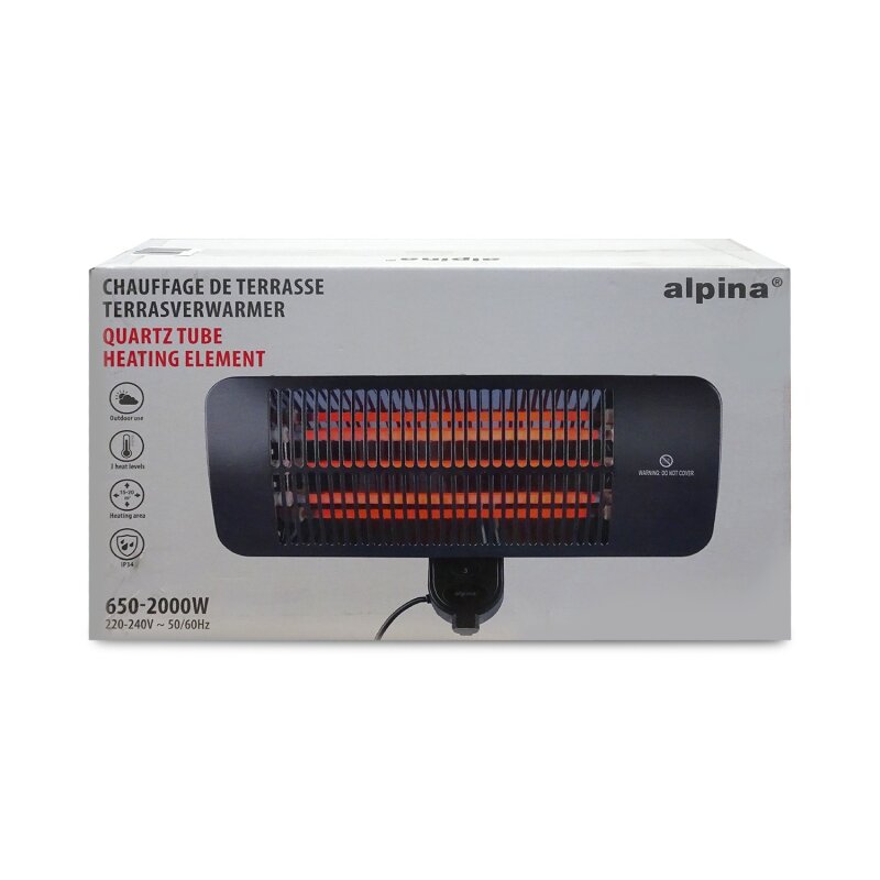 Alpina MEAKA3880/0023 Infrarot-Strahler Heizstrahler