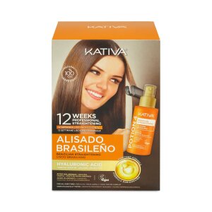Kativa Brasilianisches Keratin Glättungs-Set